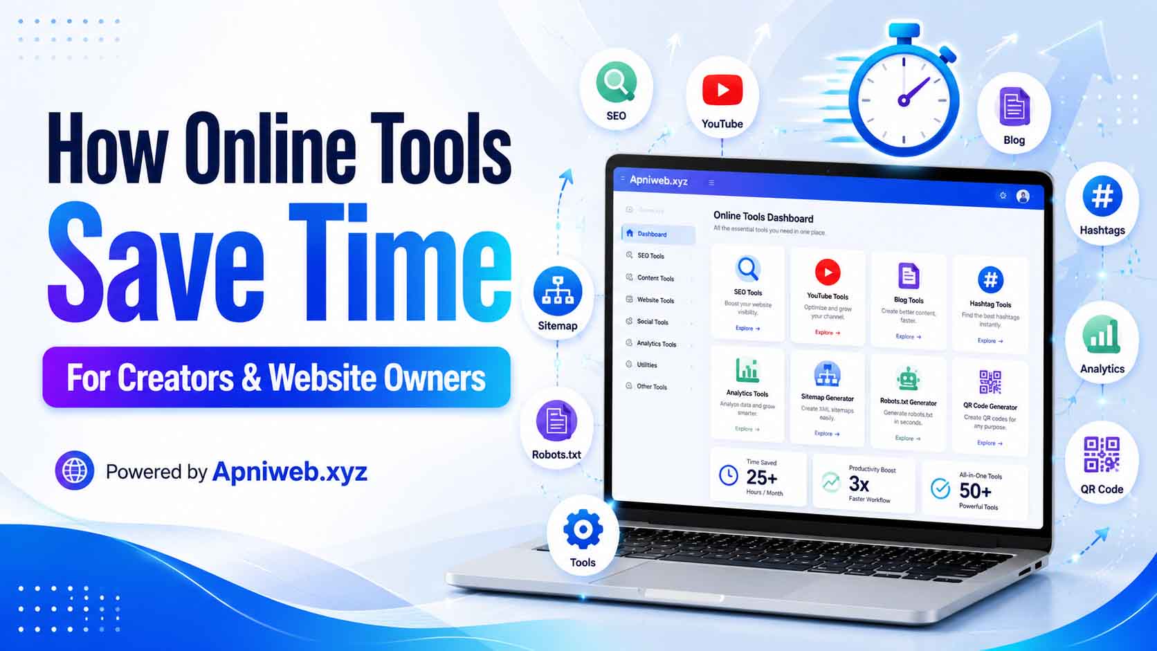How Online Tools Save Time for Creators and Website Owners